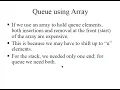 Queue Data Structure Part 3 out of 4