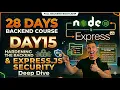 Day 15 Hardening the Backend Express js Security Full Backend Bootcamp