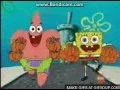 spongebob and patrick running gif