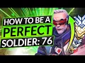 THE ULTIMATE SOLDIER 76 GUIDE for INSTANT WINS - PERFECT AIM and BEST DPS Tips