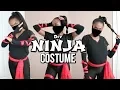 DIY Ninja Costume Last Minute Super Easy