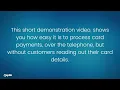 Paytia short demonstration US for a telephone payment