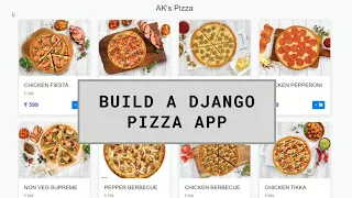 Full-Stack Django Pizza Ordering App with Real-Time Features and Billing System