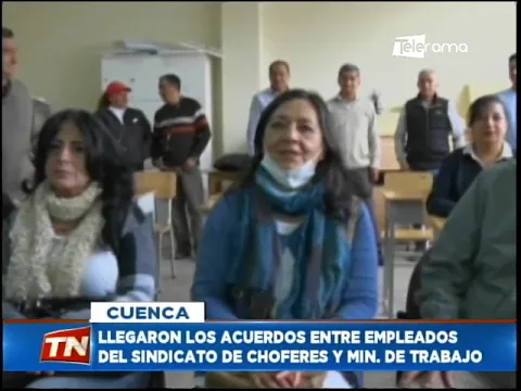 Llegaron acuerdos entre empleados del sindicado de choferes y min. de trabajo
