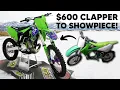 Incredible Rebuild of a 20 Year Old Dirtbike KX250 Transformation Timelapse