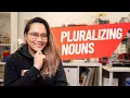 Pluralizing Nouns General Rules English Grammar