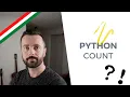 Python count - Python tutorial magyar felirattal