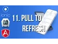 11 Pull to refresh en Ionic