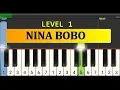 nada piano nina bobo - tutorial piano grade 1 - lagu anak2 indonesia nina bobo