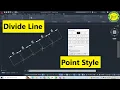 Autocad divide line into equal segments