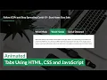 How To Make Tab Layout On Website Using HTML CSS And JavaScript