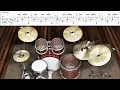 Cody Simpson - Baby Blue (Drum Transcription Sheet Music Score, Virtual Drums)