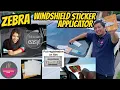 How to Easy Registration Sticker Install with Zebra Windshield Sticker Applicator Why not try it