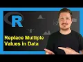 Replace Multiple Values in Several Columns of Data Frame in R 2 Examples sapply replace