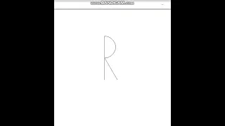 Python Turtle - Draw letter R