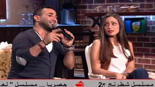 قناة الحياة 2 خلاصة الكلام اغنية بصلى وانت بتتكلم لايف احمد سعد 
