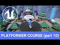 UE5 Platformer Course Trigger box to reset the level