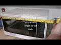 Criterion Countertop Microwave unboxing review Model Number CCM11M1W
