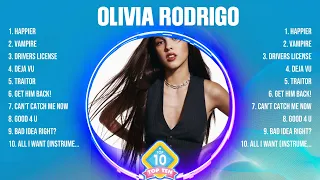 Olivia Rodrigo Greatest Hits 2024 Collection Top 10 Hits Playlist Of All Time 