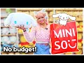 SUGARSTAR BUYS ONLY CINNAMOROLL AT MINISO! No Budget Challenge! #sanrio #miniso #shopping