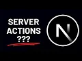 What did Next js Server Actions actually accomplish And Other Questions