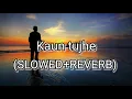 Kaun Tujhe  (Slowed+Reverb)Palak Muchhal | sloverb lyrics 🖤