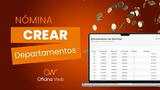 CREAR DEPARTAMENTOS (nómina)