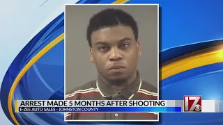 Arrest made 5 months after man shot during armed robbery at Johnston Co dealership