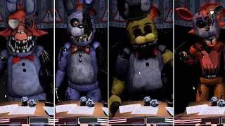 Withered Bonnie Stole Every Withered Animatronic Face (FNaF 2 Mods)
