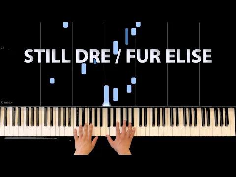 Download MP3 Fur Elise/Still D.R.E. Piano Cover (Easy Synthesia Tutorial) (Midi Download)