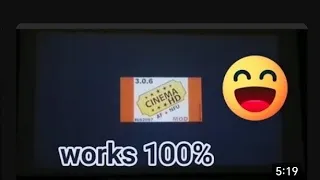 CINEMA my code yes it WORKS type in the code it downloads the app for you