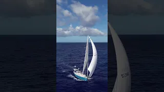No One Around for MILES! Open Ocean Sailing #drone #sailing