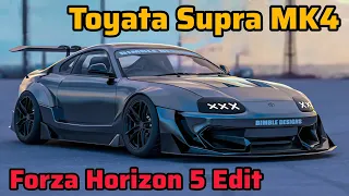 Alok Alan Walker Headlights Feat KIDDO Toyota Supra MK4 Forza Horizon 5 Edit 