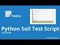 Python Soil Test Script FLAC3D ITASCA Software Academy