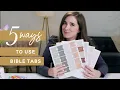5 Ways to use Bible Tabs