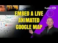 How To Embed Full Width Live Animated Google Map No API Key