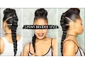DOPE 3-PONY BRAIDED STYLE Tutorial