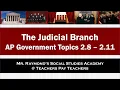 AP Government - Judicial Branch Review Topics 2 8