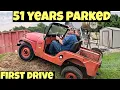 1955 Willys CJ5 51 Years Parked First Drive