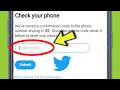 Twitter Confirmation Code OTP Code Not Received Problem Solved