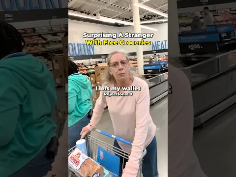 Surprising A Stranger With Free Groceries