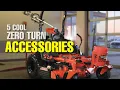 5 AWESOME Zero Turn Mower Accessories