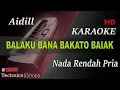 Download Lagu AIDILL - BALAKU BANA BAKATO BAIAK - FAUZANA  ( NADA RENDAH PRIA ) || KARAOKE