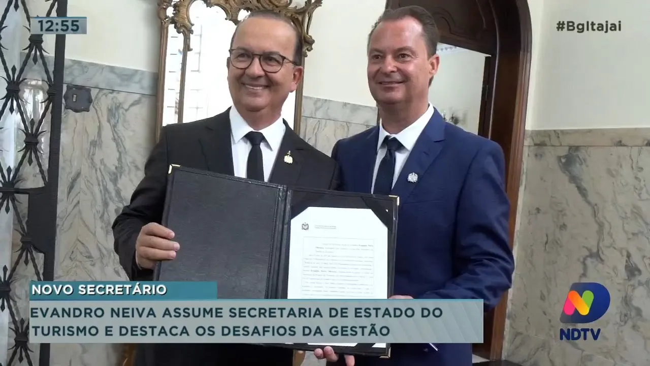 Evandro Neiva assume Secretária de Estado do Turismo e destaca os desafios da gestão