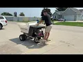 Concrete Power Buggy for Sale Honda GX340 Hydraulic Dump Live Auction