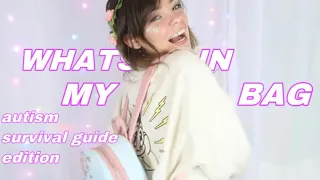WHATS IN MY BAG autism survival edition