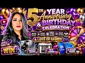 5TH YR ANNIVERSARY BIRT AY GIG