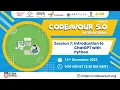 S7 - Introduction to ChatGPT Codeavour 5 AI Coding and Robotics Student Training Bootcamp