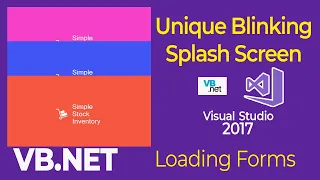 VB Net Tutorial - How to Program a Unique Loading Splash Screen Free Source Code