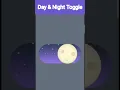 Day And Night Toggle Button Using AnimeJs Coding Status